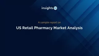 US Retail Pharmacy Market Sample Report 2022 to 2030