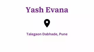 Yash Evana Talegaon Pune Brochure
