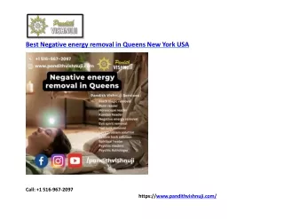 Best Negative energy removal in Queens New York