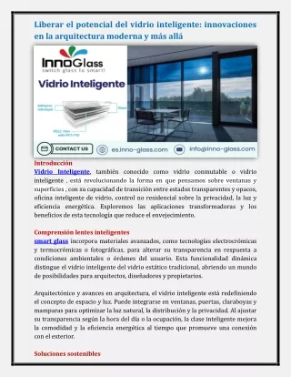 Vidrio Inteligente