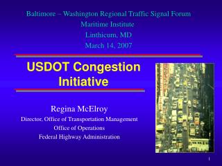 USDOT Congestion Initiative