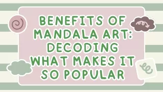 Benefits Of Doing Mandala Art