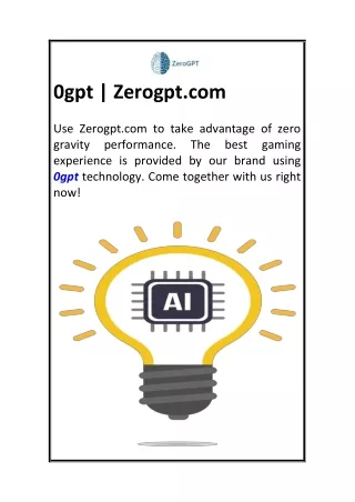 0gpt Zerogpt.com