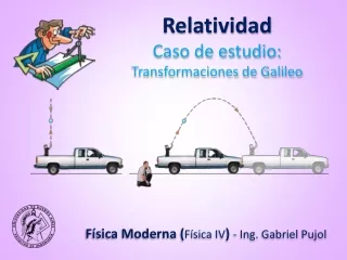 ESTUDIO DE CASOS - Relatividad (01) - Transformaciones de Galileo