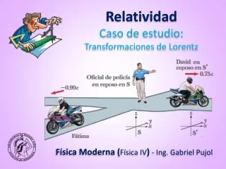 ESTUDIO DE CASOS - Relatividad (06) - Transformaciones de Lorentz