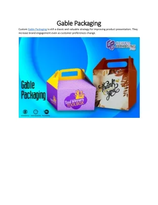 Gable Packaging