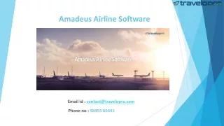 Amadeus Airline Software