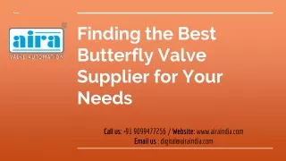 Finding the Best Supplier for Your Needs