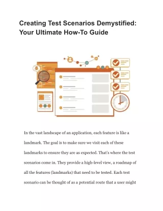 Creating Test Scenarios Demystified_ Your Ultimate How-To Guide