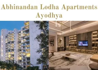 Abhinandan Lodha Apartments Ayodhya - PDF