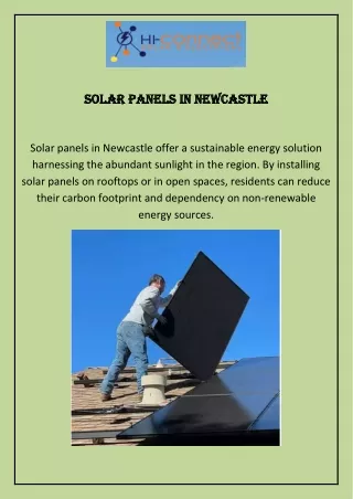 Solar panels in Newcastle (1)