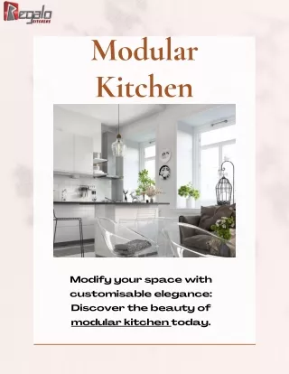 Modular Kitchen | Regalo Kitchens