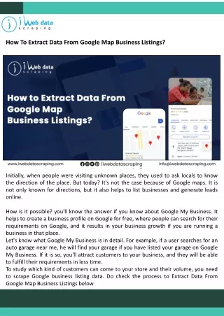 How To Extract Data From Google Map Business Listings.ppt
