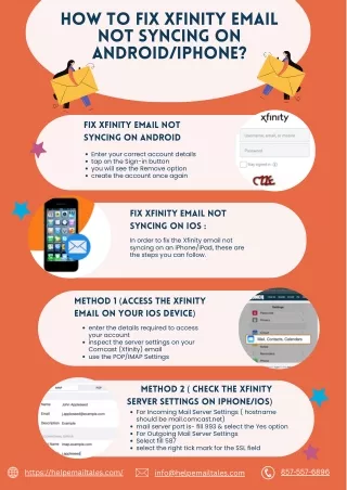 How to Fix Xfinity Email Not Syncing on AndroidiPhone