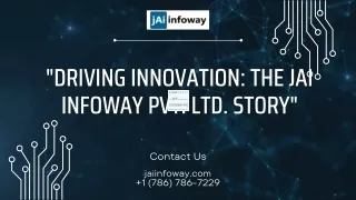 Jai Infoway's Cutting-Edge Project Revolutionizing Industries