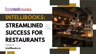 IntelliBooks Transforming Restaurant Operations