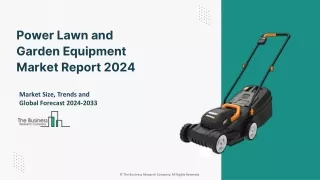 Power Lawn and Garden Equipment Market Dynamic Growth Factors And Report 2024