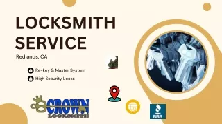 Locksmith Service Redlands, CA