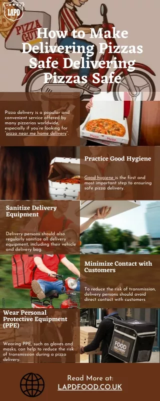 How to Make Delivering Pizzas Safe Delivering Pizzas Safe