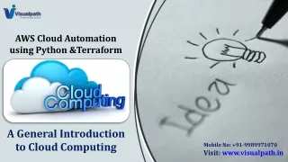 AWS Automation with Terraform | Cloud Automation Online Training Course