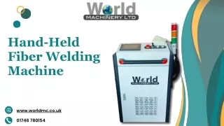 Hand-Held Fiber Welding Machine