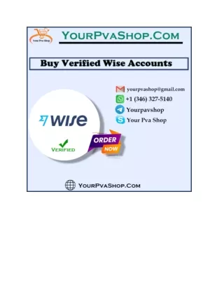 Buy Verified Wise Account