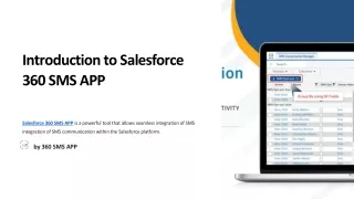 Send SMS Using Salesforce | 360 SMS APP