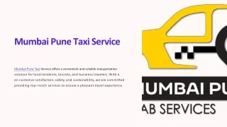 Mumbai-Pune-Taxi-Service