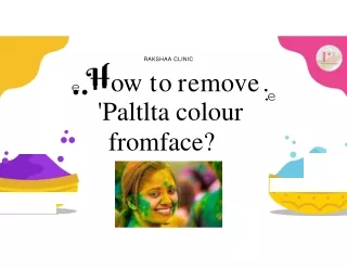 How to remove Pakka colour from face (1)