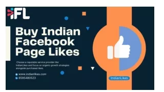 Buy Indian Facebook Page Likes - IndianLikes