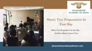 Music Test Preparation In East Bay