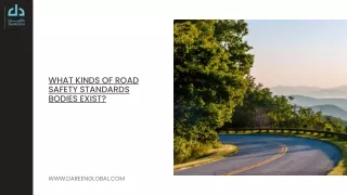 What Kinds Of Road Safety Standards Bodies Exist?