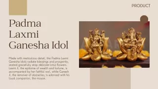 Padma Laxmi Ganesha Idol 4" – theartarium