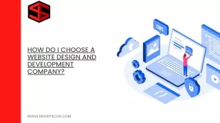 How do I choose a website design and development company?