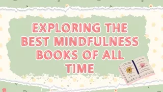 Best Mindfulness Books Of All Time