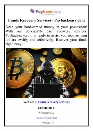 Funds Recovery Services  Paybackeasy.com