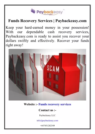 Funds Recovery Services  Paybackeasy.com