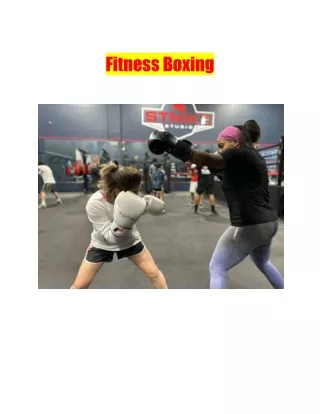 Fitness Boxing