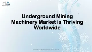 Underground Mining Machinery Market