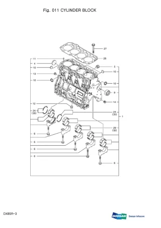 DAEWOO DOOSAN DX85R-3 MINI CRAWLER EXCAVATOR Service Repair Manual