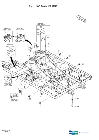 DAEWOO DOOSAN DX340LC CRAWLER EXCAVATOR Service Repair Manual