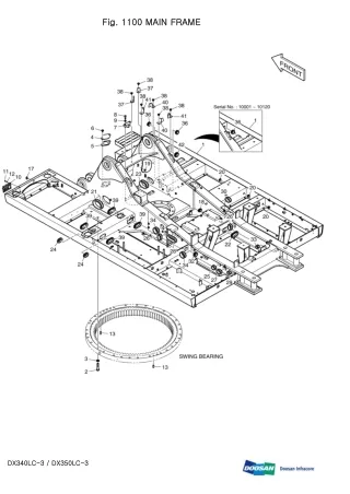 DAEWOO DOOSAN DX340LC-3 DX350LC-3 CRAWLER EXCAVATOR Service Repair Manual