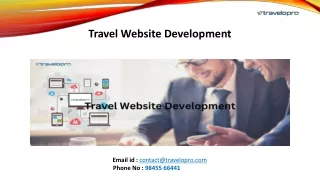 Travel Website Development