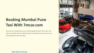 Mumbai Pune Taxi