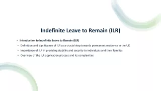 ILR Made Easy: Your Path to Stay Permanently