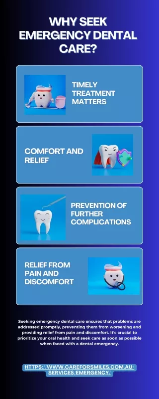 Why seek emergency dental care