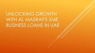 SME Business Loans in UAE