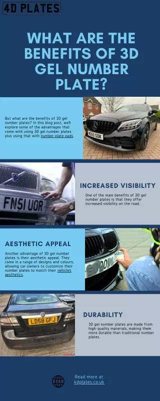 What Are The Benefits Of 3D Gel Number Plate