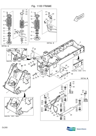 DOOSAN DL200 Wheeled Loader Service Repair Manual