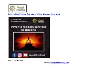 Best Indian Psychic Astrologers Near Queens New York